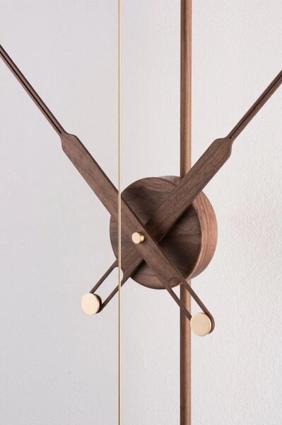 Designové nástěnné hodiny Nomon Barcelona Premium Gold 81cm