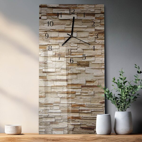 Skleněné hodiny vertikální Slínek zsppc-30x60-00058871