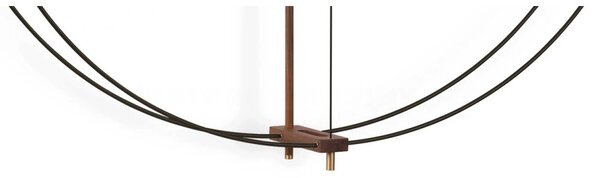 Designové nástěnné hodiny Nomon Barcelona Premium Black 81cm