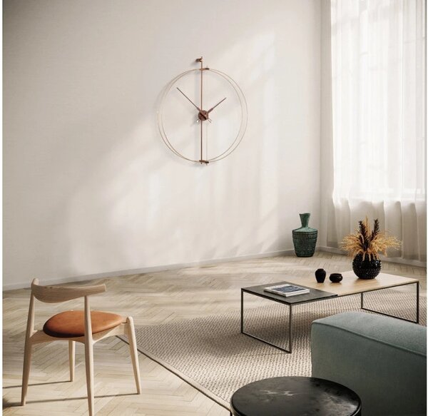 Designové nástěnné hodiny Nomon Barcelona Premium Gold 81cm