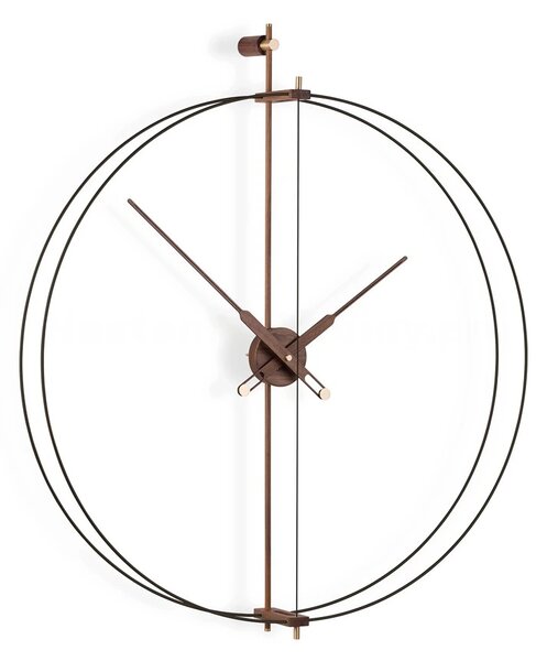 Designové nástěnné hodiny Nomon Barcelona Premium Black 81cm