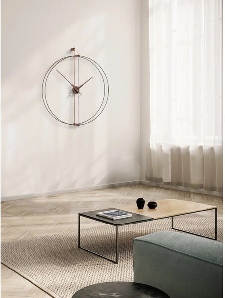 Designové nástěnné hodiny Nomon Barcelona Premium Black 81cm