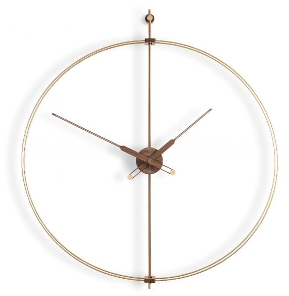 Designové nástěnné hodiny Nomon Barcelona Premium Gold 103cm