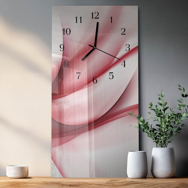 Skleněné hodiny vertikální Abstrakce zsppc-30x60-00180948