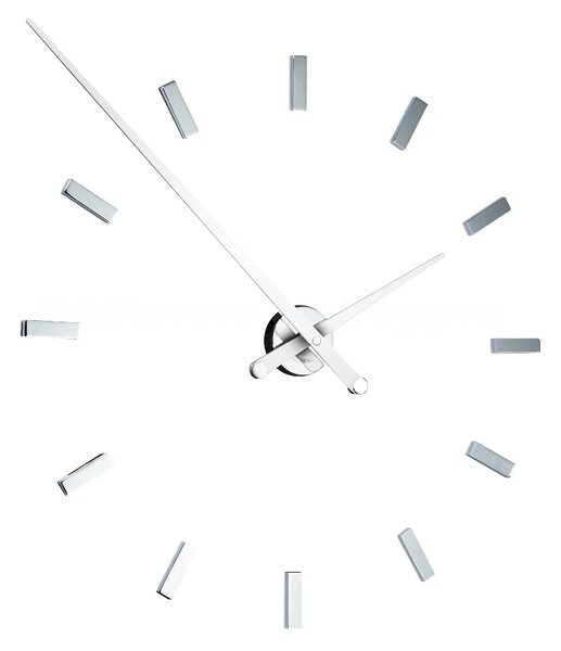 Designové nástěnné hodiny Nomon TACON 12L white 100cm