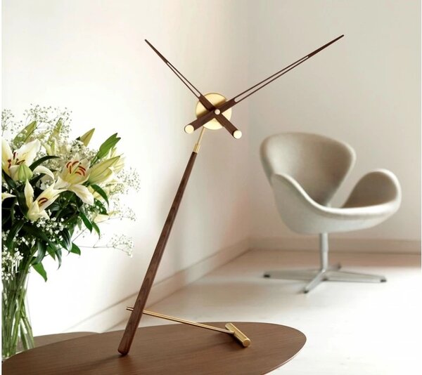 Designové stolní hodiny Nomon Puntero Gold N 94cm