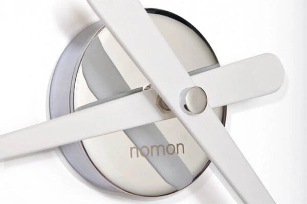 Designové nástěnné hodiny Nomon Axioma L white small 37cm