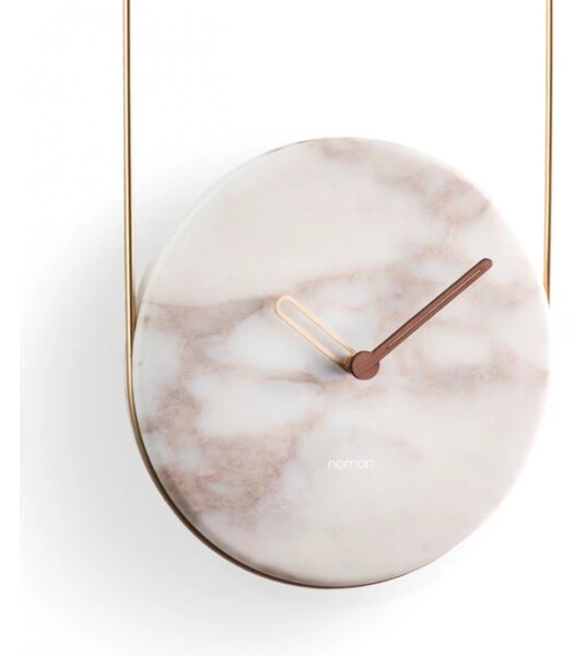 Designové nástěnné hodiny Nomon Colgante Calacatta 90cm