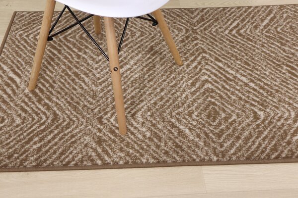 Alfa Carpets, Kusový koberec Ethno brown, 80x150, hnědá, ložnice