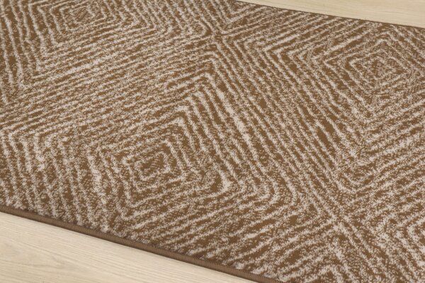 Alfa Carpets, Kusový koberec Ethno brown, 80x150, hnědá, ložnice