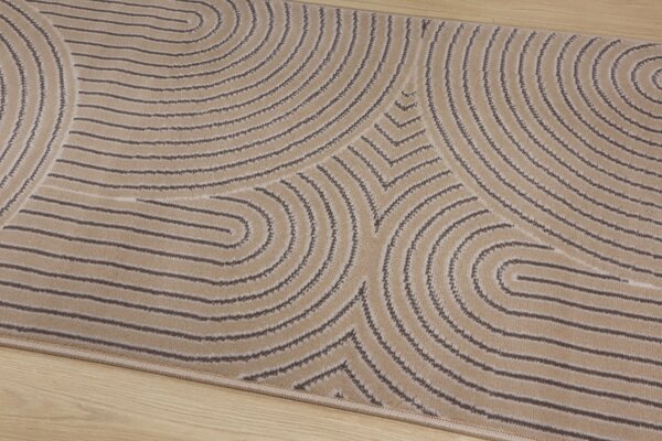 Alfa Carpets, Kusový koberec Thumbs ivory, 80x150, béžová, ložnice