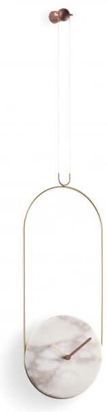 Designové nástěnné hodiny Nomon Colgante Calacatta 90cm