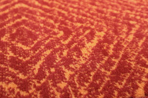 Alfa Carpets, Kusový koberec Ethno terra, 80x150, oranžová, ložnice