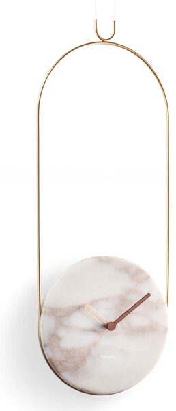Designové nástěnné hodiny Nomon Colgante Calacatta 90cm