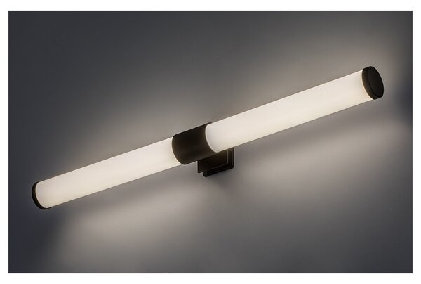 Koupelnové nástěnné LED svítidlo ZAIN černá, šířka 40 cm