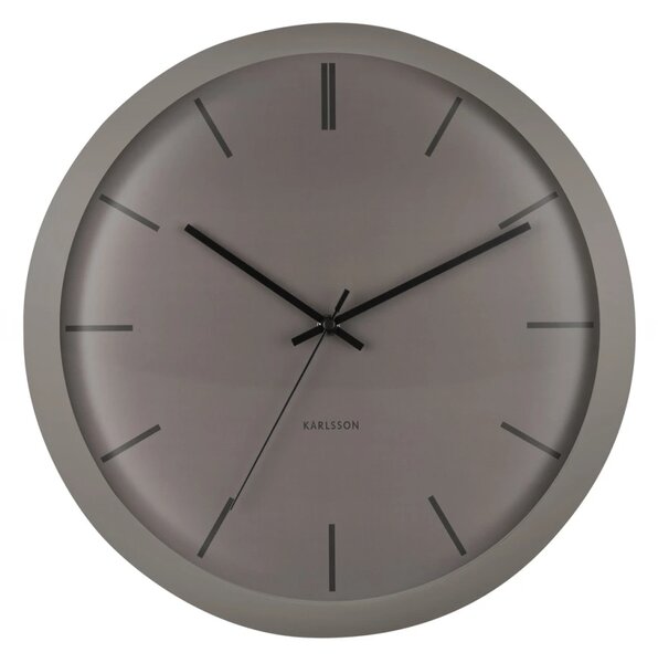 Designové nástěnné hodiny 5859GY Karlsson 40cm