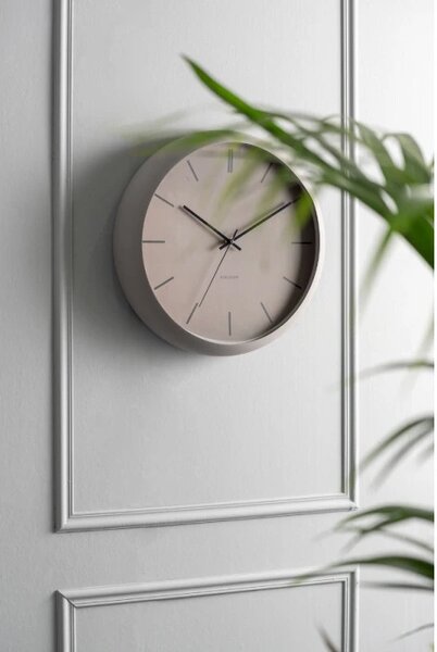 Designové nástěnné hodiny 5859GY Karlsson 40cm