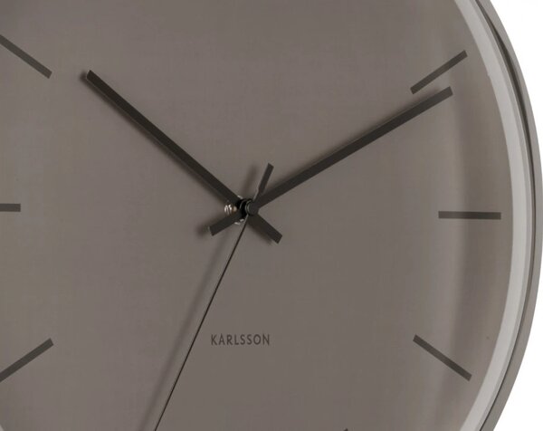 Designové nástěnné hodiny 5859GY Karlsson 40cm
