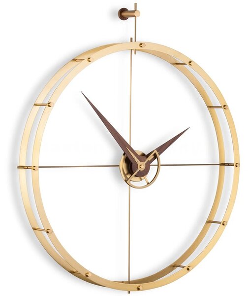 Designové nástěnné hodiny Nomon Doble Gold 80cm