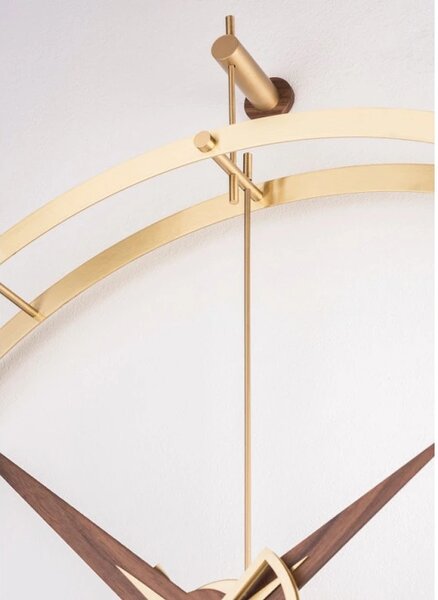 Designové nástěnné hodiny Nomon Doble Gold 80cm