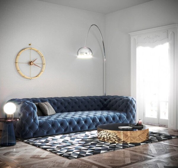Designové nástěnné hodiny Nomon Doble Gold 80cm
