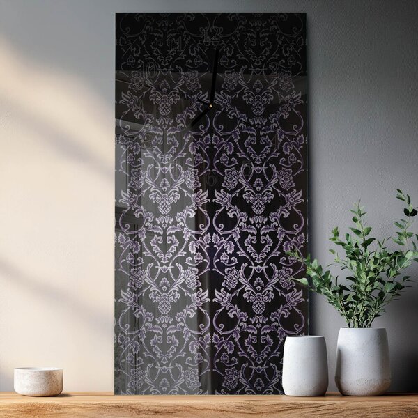 Skleněné hodiny vertikální Vzor zsppc-30x60-00170980