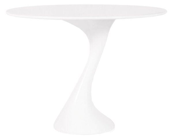 Bílý kulatý jídelní stůl Miotto Susa 100 cm
