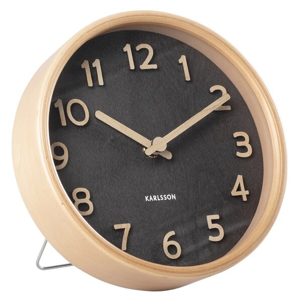 Designové nástěnné/stolní hodiny KA5875BK Karlsson 18cm