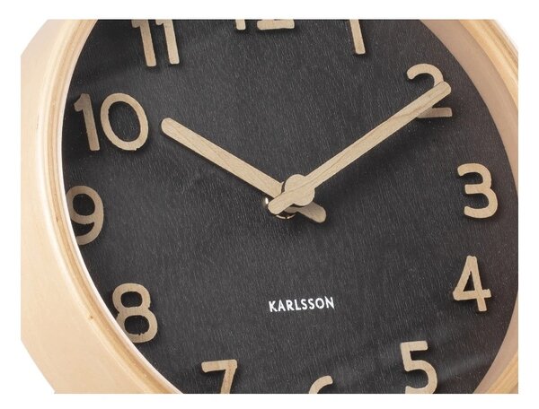 Designové nástěnné/stolní hodiny KA5875BK Karlsson 18cm