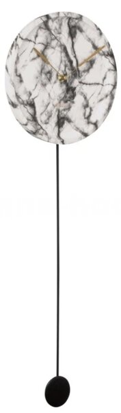 Designové kyvadlové nástěnné hodiny 5860WH Karlsson 75cm