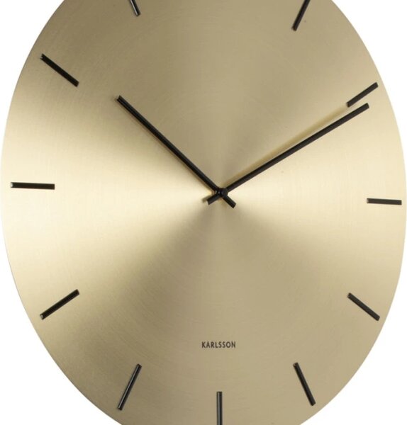 Designové kyvadlové nástěnné hodiny 5862GD Karlsson 47cm