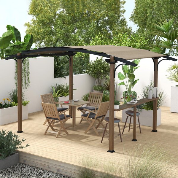 Pergola – Krytá terasa – Baldachýn – Krytá terasa – Stínící plátno – Hliníková konstrukce