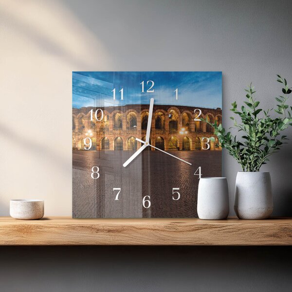 Skleněné hodiny Socha zskb-30x30-00084399