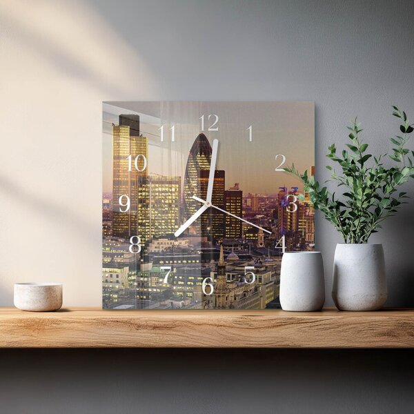 Skleněné hodiny Londýn zskb-30x30-00081493
