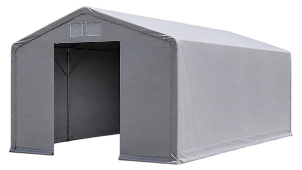 Mobilní skladová hala 6x12m - šedá barva Šedá