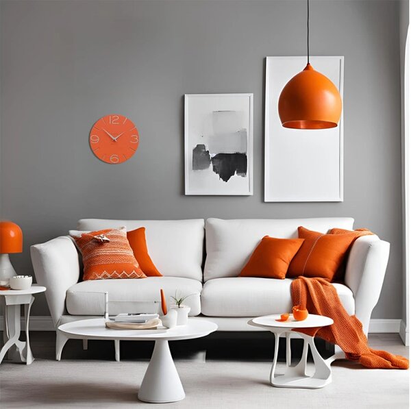 Designové hodiny 10-005-63 CalleaDesign Smile 30cm