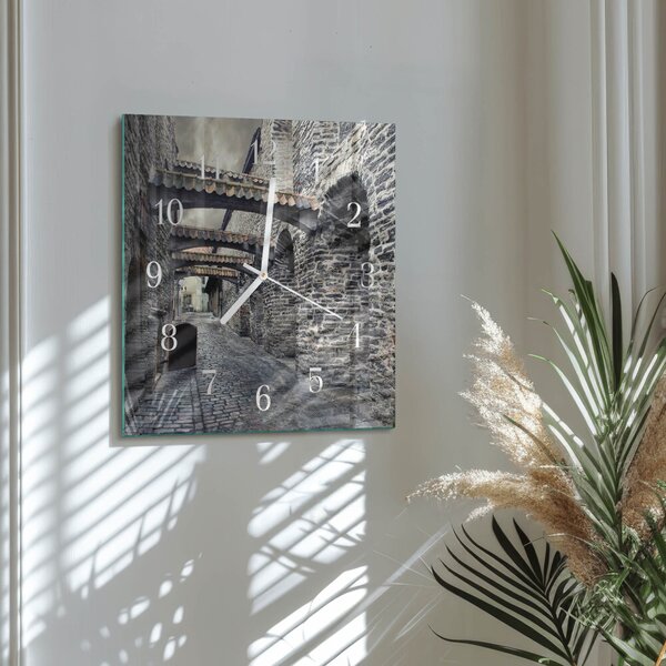 Skleněné hodiny Avenue zskb-30x30-00082048