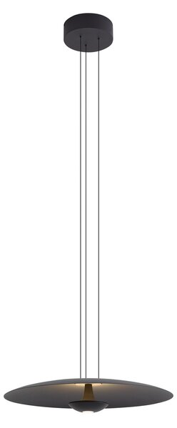 Moderní závěsná lampa černá vč. stmívatelné LED - Smith
