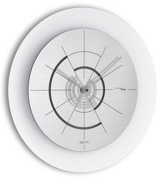 Designové nástěnné hodiny I559M chrome IncantesimoDesign 40cm