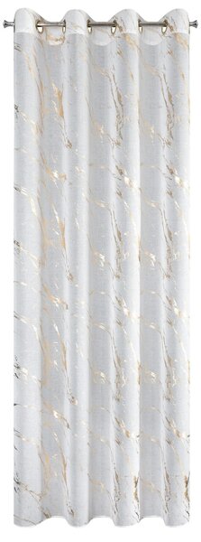 ZÁCLONA NA KROUŽCÍCH MOLLY1 140X250 CM VZOROVANÁ