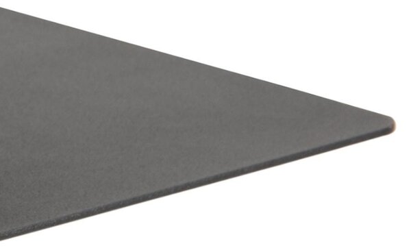 Scandi Černá kovová nástěnná police Zoha 35 cm