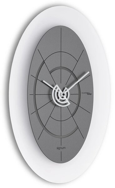 Designové nástěnné hodiny I560AN grey IncantesimoDesign 45cm