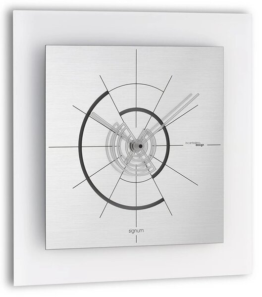 Designové nástěnné hodiny I558M chrome IncantesimoDesign 40cm