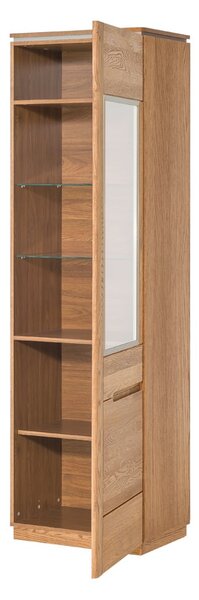 Szynaka Vitrína Montenegro 11 58 cm z masivu pravá dub Rustikal