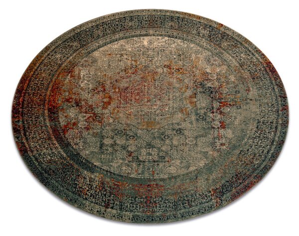 Koberec OMEGA MAMLUK rozeta smaragdový kruh