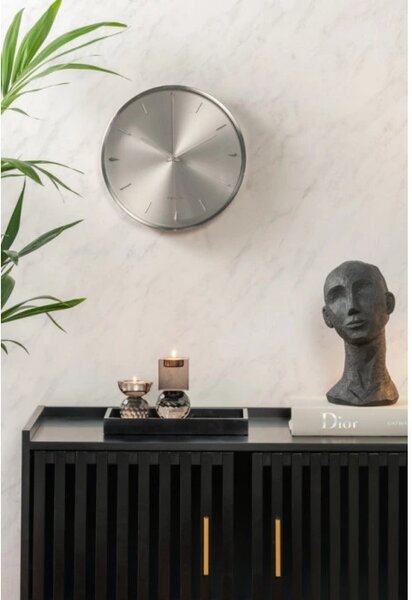 Designové nástěnné hodiny 5896SI Karlsson 30cm