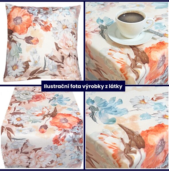 Dekorační látka SOFT 410991-107 bez obšití 150