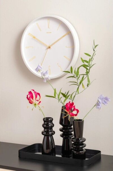 Designové nástěnné hodiny 5898WH Karlsson 35cm