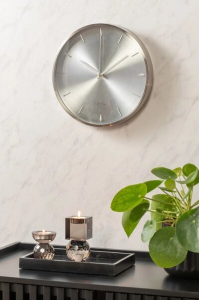 Designové nástěnné hodiny 5896SI Karlsson 30cm