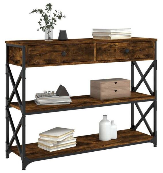 Konferenční stolek – Haltafel – Dubové dřevo – 100x28x75 cm